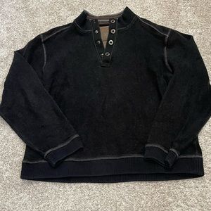 Tommy Bahama Grey Knit Top Size Large